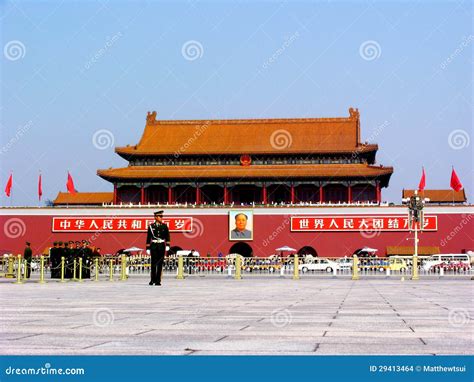 Tiananmen Gate in Beijing editorial stock image. Image of city - 29413464