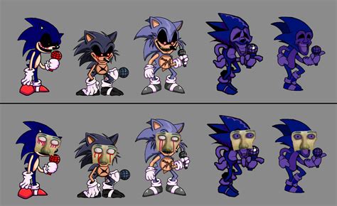 V2 Sonic.EXE, Lord X and Majin Sonic Uncanny Phase by Abbysek on DeviantArt