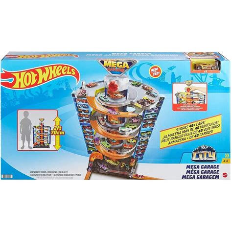 Conjunto Mega Garagem 70 Cm Hot Wheels Mattel Shopee Brasil