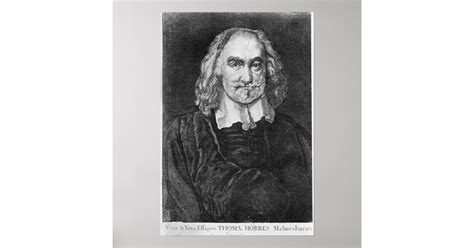 Portrait of Thomas Hobbes Poster | Zazzle