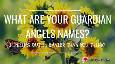 What Are Your Guardian Angels Names - Dar Payment