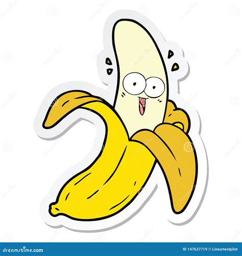 Crazy Banana Vector Illustration | CartoonDealer.com #7061756