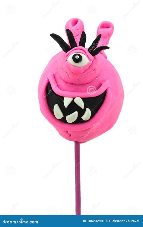 Plasticine funny lollipop stock image. Image of white - 106232901