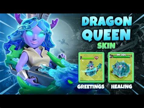 NewDragon Queen Skins Animation In Clash Of Clans Full Review Lunar