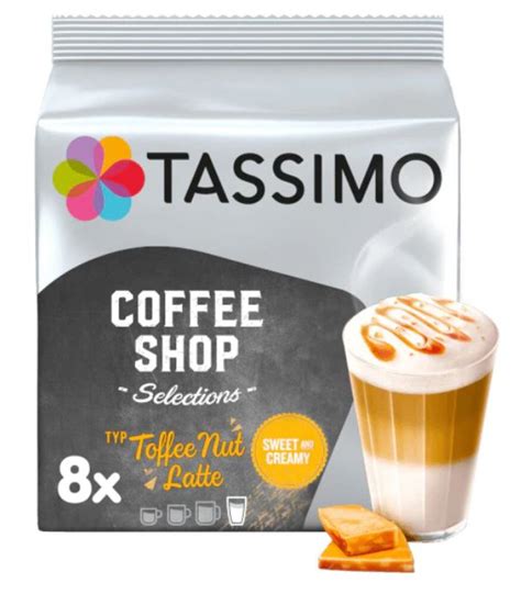 Cafea Capsule Tassimo Coffee Shop Toffee Nut Latte 16 Capsule 8