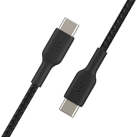 Belkin Boost Charge M Usb C To Usb C Braided Cable Black