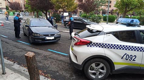 Sancionado un conductor drogado en Tudela se saltó el cierre