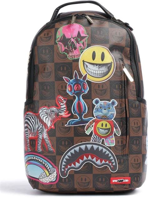 Sprayground Ron English Globalmogul Backpack Plecak Br Zowy Ceny I