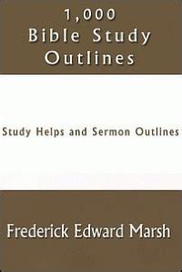 1,000 Bible Study Outlines: Study Helps and Sermon Outlines - Verbum