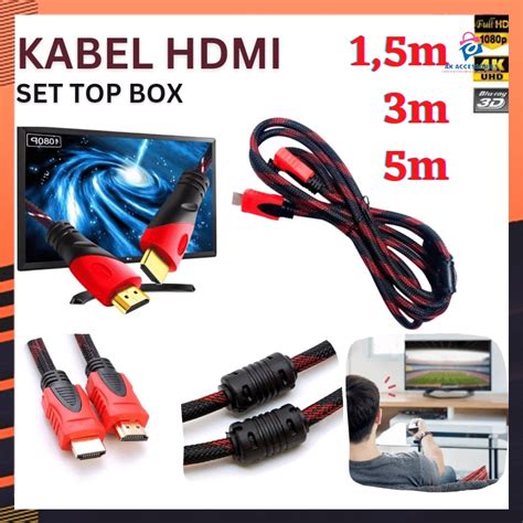 Jual AKACC KABEL HDMI TO HDMI PANJANG 1 5M 3M 5M LAPTOP KE TV DLL