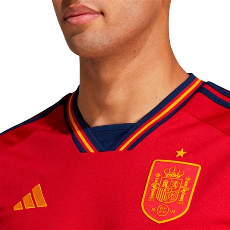 Maglia Adidas Spagna Primo Kit Mundial Qatar Power Red Navy Blue