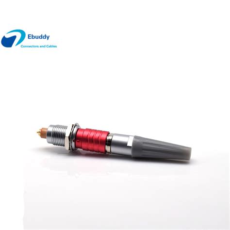 Red Color Lemo Circular Connectors Compatible B Series Plug Fgg Egg