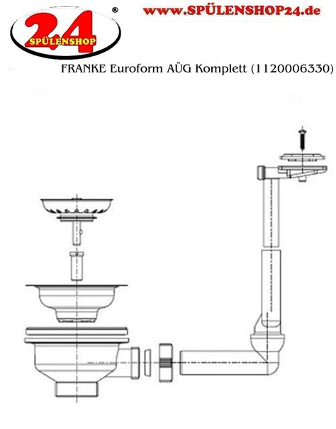 Franke Euroform Ablaufgarnitur Komplett Komplette Ab Und