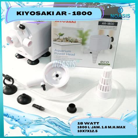 Jual POMPA AIR CELUP AQUARIUM KIYOSAKI AR 1800 POWER HEAD LOW WATT 18