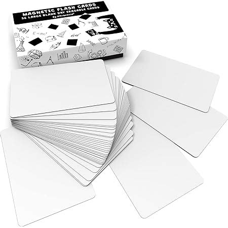 Amazon Pack Magnetic Large Blank Cards Dry Erase Magnets