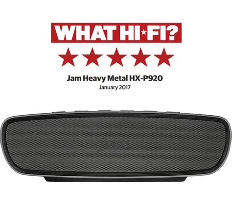 Buy JAM Heavy Metal HX P920 Portable Bluetooth Wireless Speaker Grey