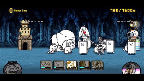 The Battle Cats Sushi Island Salmon Cave Battlecats Youtube