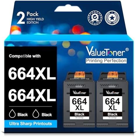 Valuetoner Cartucho De Tinta De Mayor Capacidad 664XL Repuesto Para HP