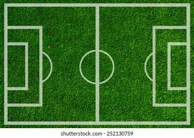 Soccer Field Marking Lines On Grass Vector De Stock Libre De Regal As