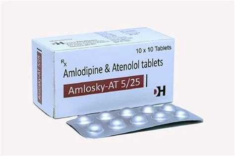 Amlodipine 5 Mg Atenolol 25 Mg At Rs 70 00 Box Amlodipine Tablets