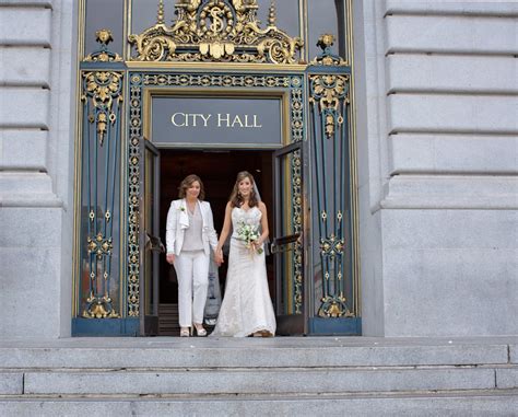 Same Sex San Francisco City Hall Wedding Popsugar Love Sex