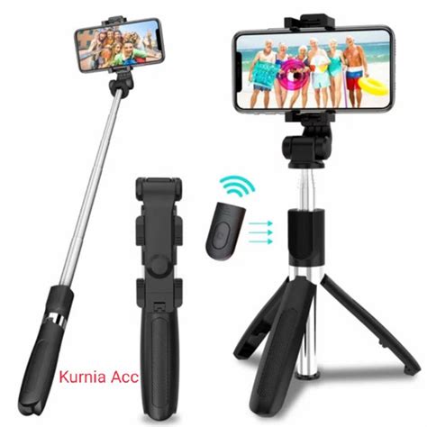 Jual Tongsis Selfie Stick Tripod Bluetooth Tongsis Tripod Hp 3 In 1