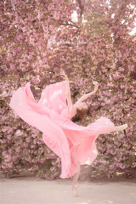 Ballerina And Cherry Blossom Ballet Dance Photography Ballet Photography Dance Photography