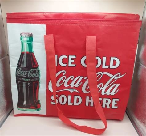 Coca Cola Coke Cool Insulated Picnic Retro Shopping Bag Official 33