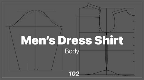 How To Make Mens Dress Shirt Patternbody Pattern Making Tutorial