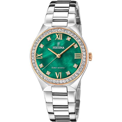 Montre Femme Festina Bracelet Acier Acier Sur Bijourama