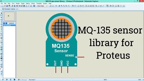 How To Add MQ135 Gas Sensor Library In Proteus Air Quality Sensor