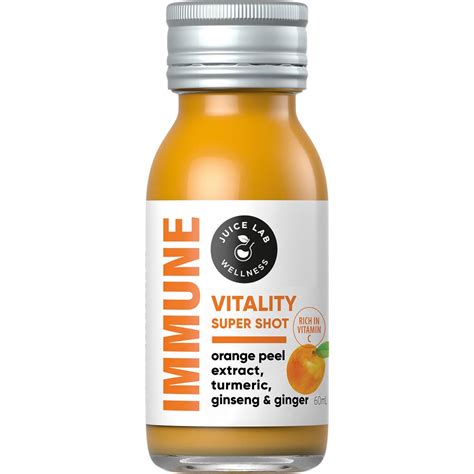 The Juice Lab Wellness Immune Vitality Super Shot Ml Woolworths