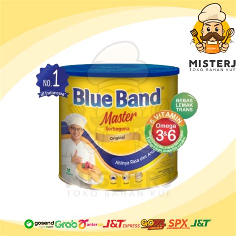 Jual Blue Band Master Serbaguna Margarine 2 Kg Kemasan Kaleng Asli