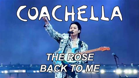 🖤 The Rose 더로즈 Back To Me Fancam Coachella Weekend 1 4k 🖤