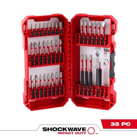 Milwaukee Shockwave Impact Duty Alloy Steel Screw Driver Bit Set