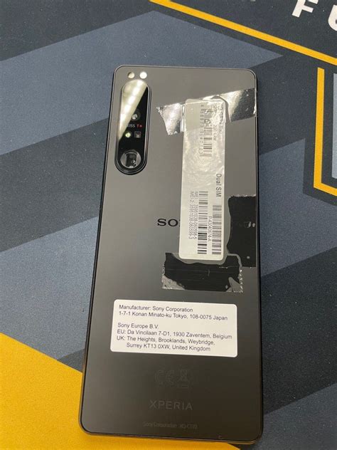 Sony Xperia 1 IV XQ-CT72 Dual Sim 12GB RAM 512GB 5G (Black), 手提電話, 手機 ...