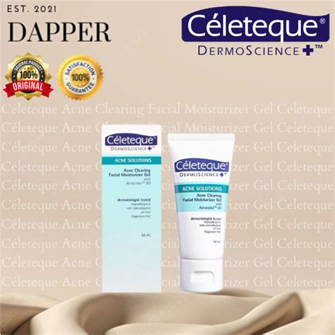 Céleteque Acne Clearing Facial Moisturizer Gel 50mL Lazada PH