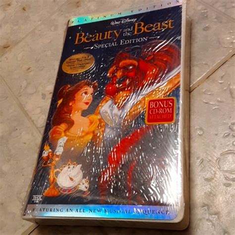 Disney Other Walt Disneys Beauty And The Beast Vhs Tape Special