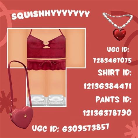 Pin De Lulu2 En Roblox Ids Ropa Roja Crop Top Para Chicas Camisas Recortadas