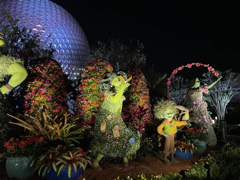 PHOTOS: Topiaries Light the Night at 2023 EPCOT Flower & Garden Festival - Disney by Mark