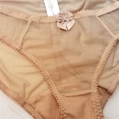 Claudette London Sheer Hipster Nude Panty Large Gem