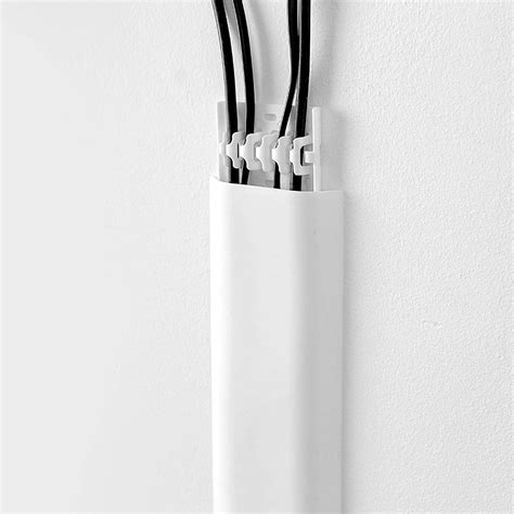 Saycker Cord Hider Wire Cover Self Adhesive Cord Covers For Wall Mounted Tv Cable