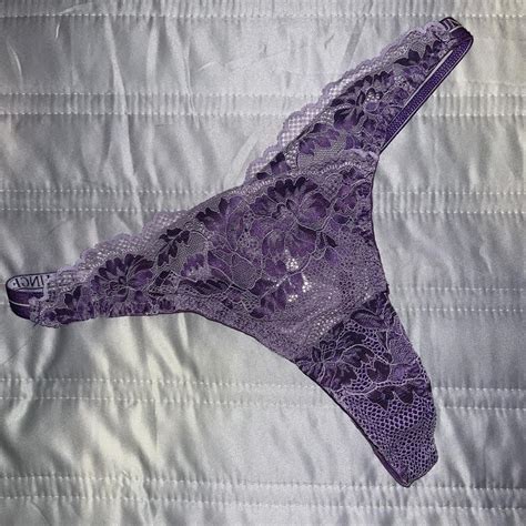 Lounge Underwear Luxe Balcony Thong In Purple Depop