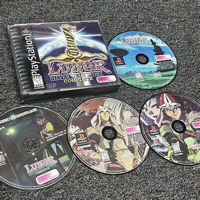 Lunar Silver Star Story Complete PS1 PlayStation 1 Tested Works