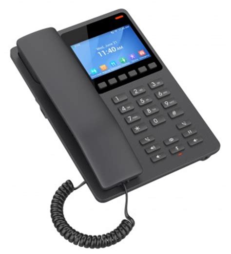 Grandstream Ghp W Compact Hotel Phone With Display Wifi Wavesat