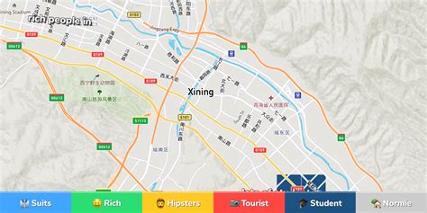 Xining Neighborhood Map