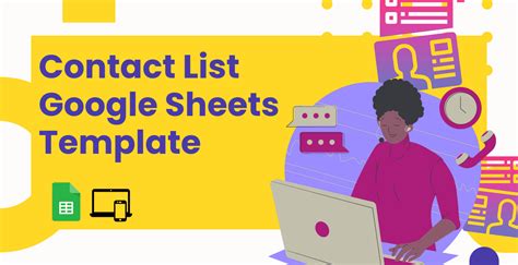 Contact List Google Sheets Template | Lead Information Form