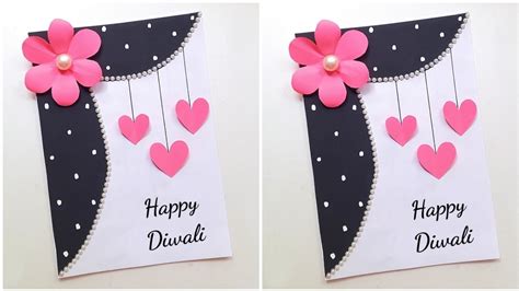 Easy Beautiful Diwali Card How To Make Diwali Card 2023 Happy