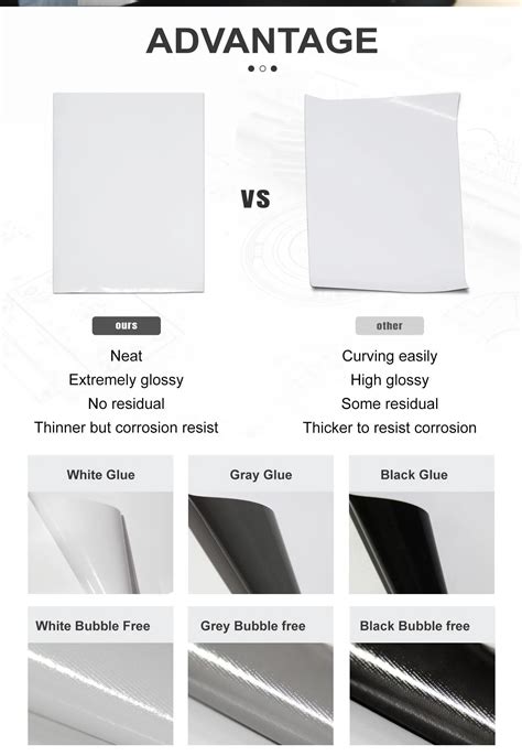 Printable Vinyl Wrap Pvc Car Wrap Vinyl Sticker 120g/140g/160g Glossy