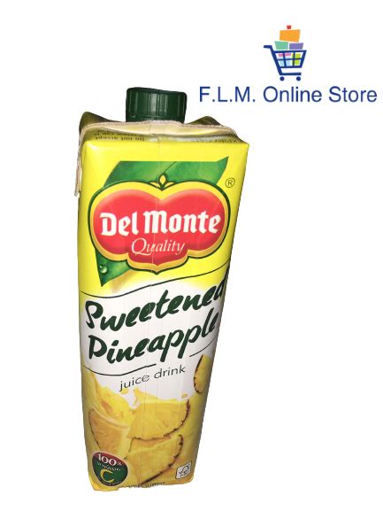 Del Monte Sweetened Pineapple Juice L Tetra Lazada Ph